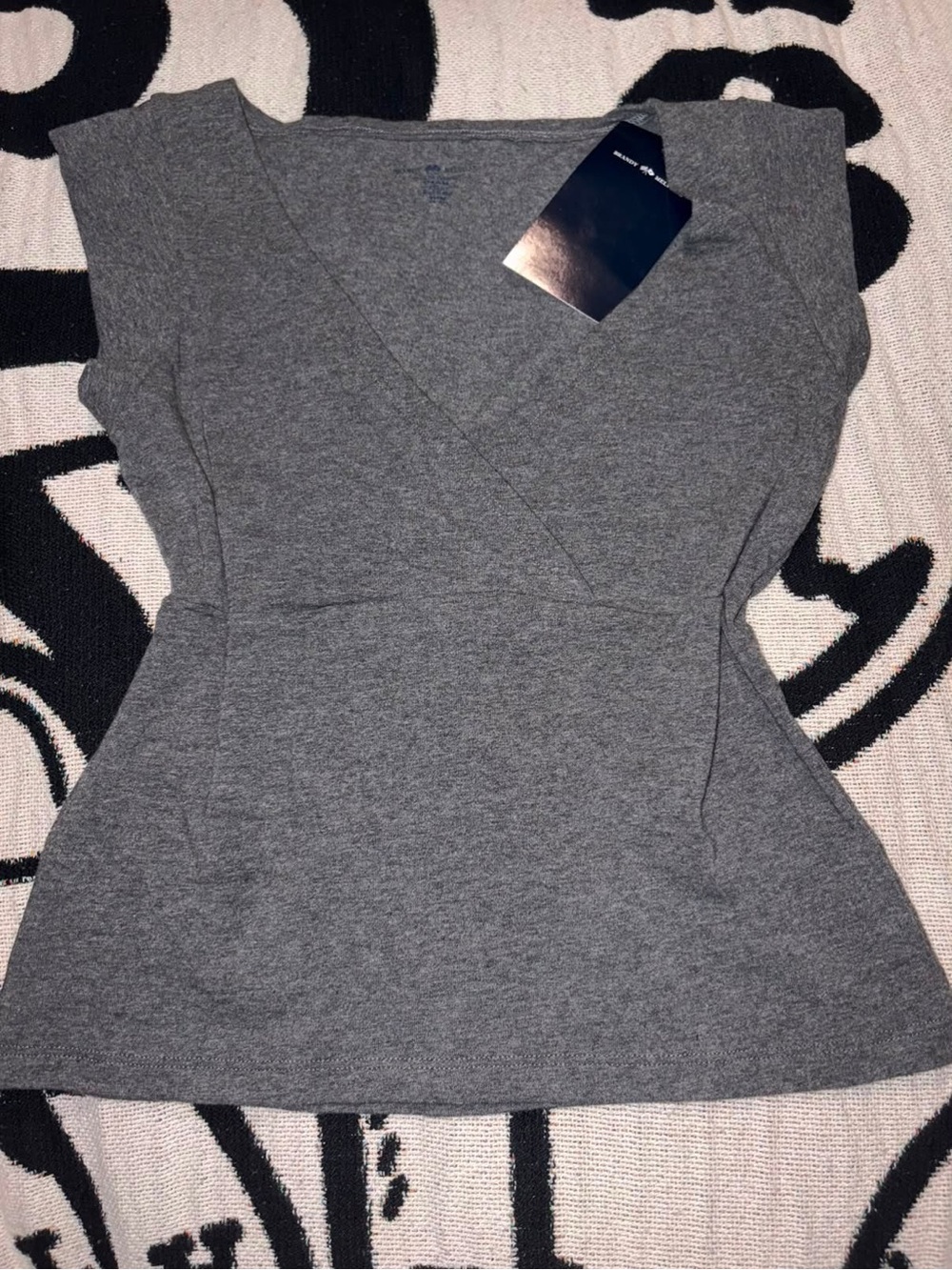 Brandy Melville Amara Top Gray
